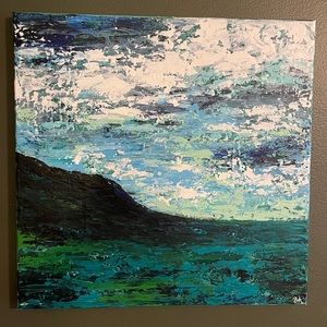 Abstract Acrylic Painting Landscape